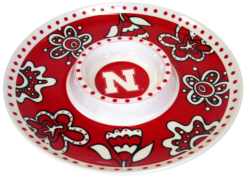 Nebraska Chip and Dip Floral Tray