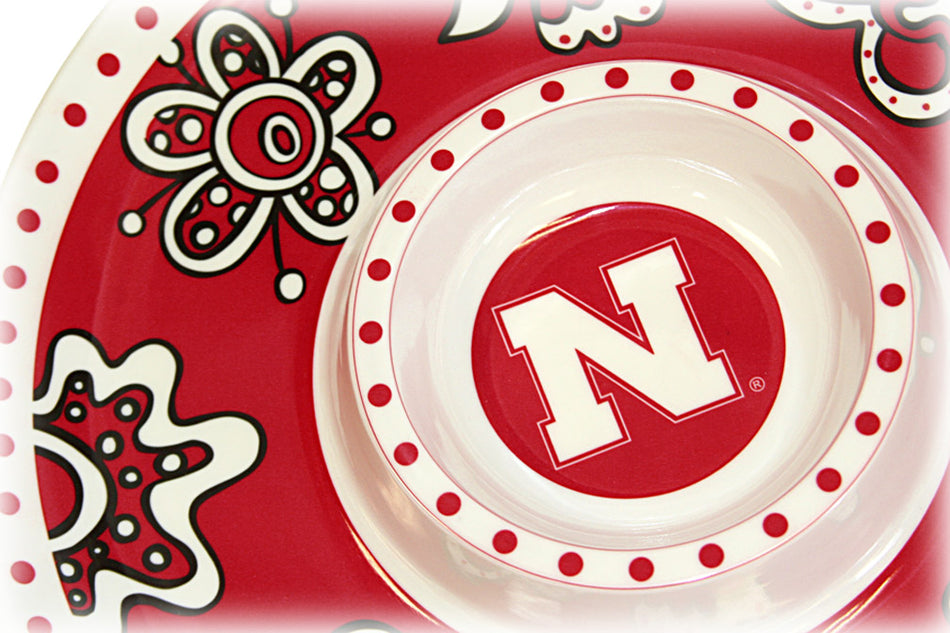 Nebraska Chip and Dip Floral Tray