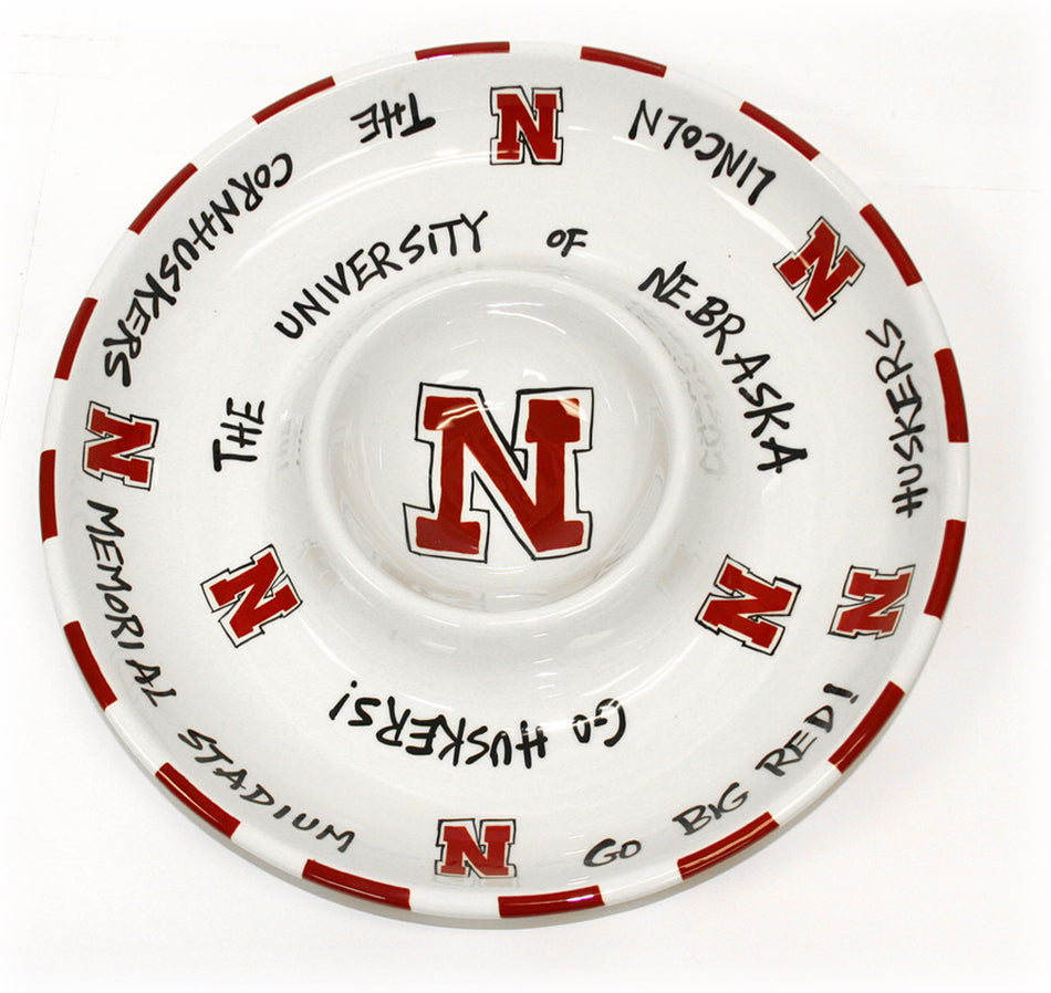 Nebraska Chip and Dip Tray