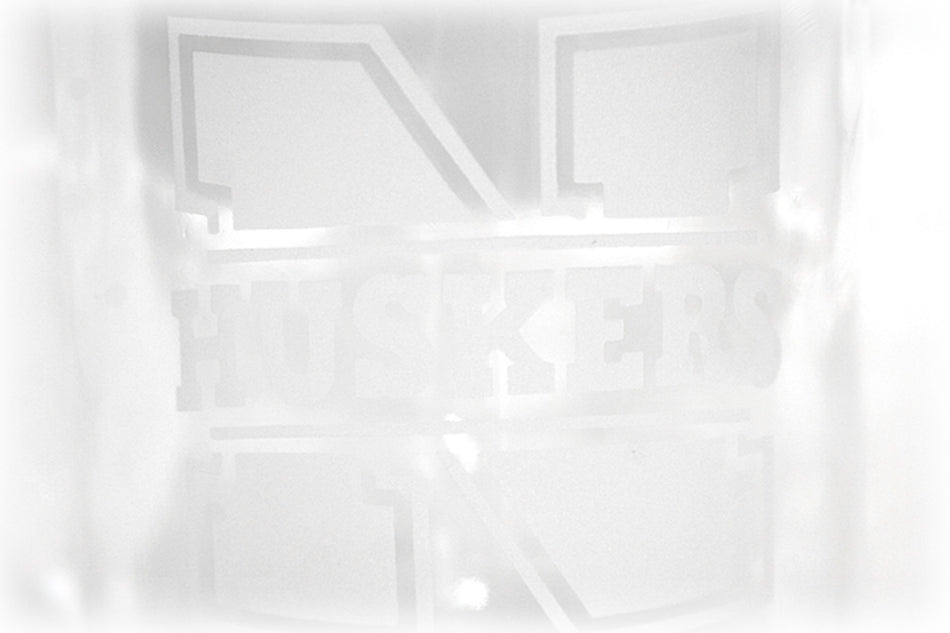 N Logo Glass Kitchen Canister