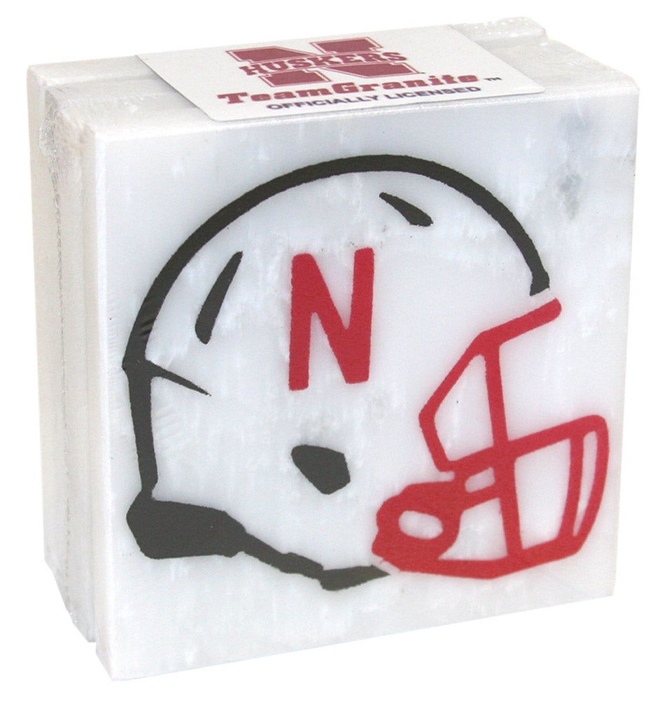 Marble 4 Set Helmet Coasters
