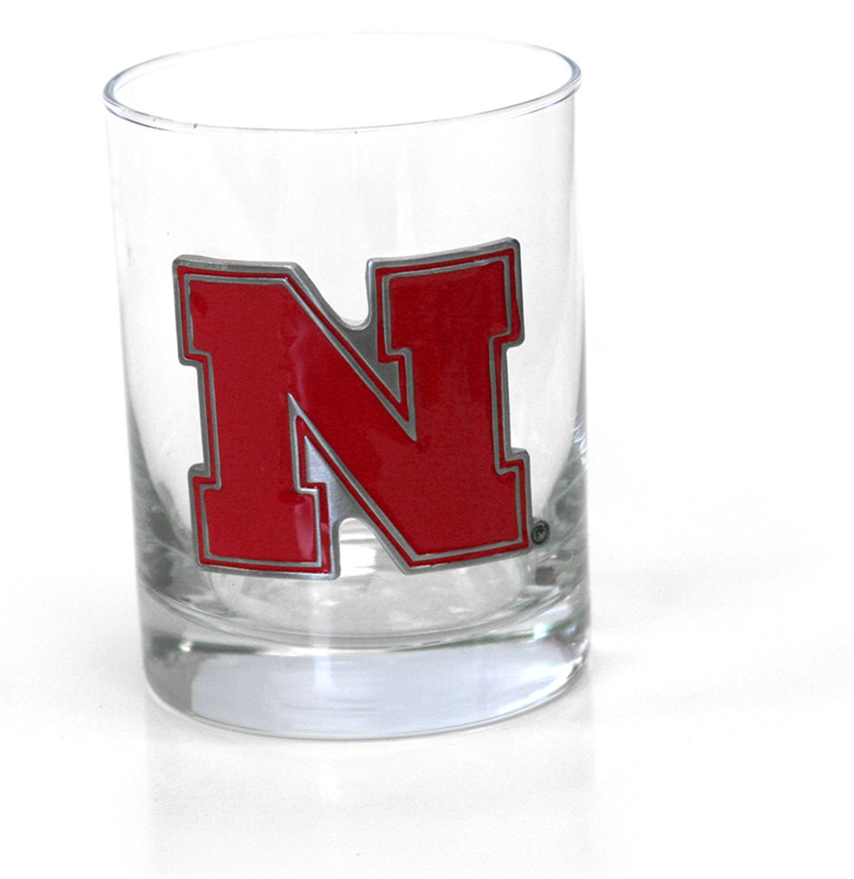 Nebraska  Logo Rocks  Glass