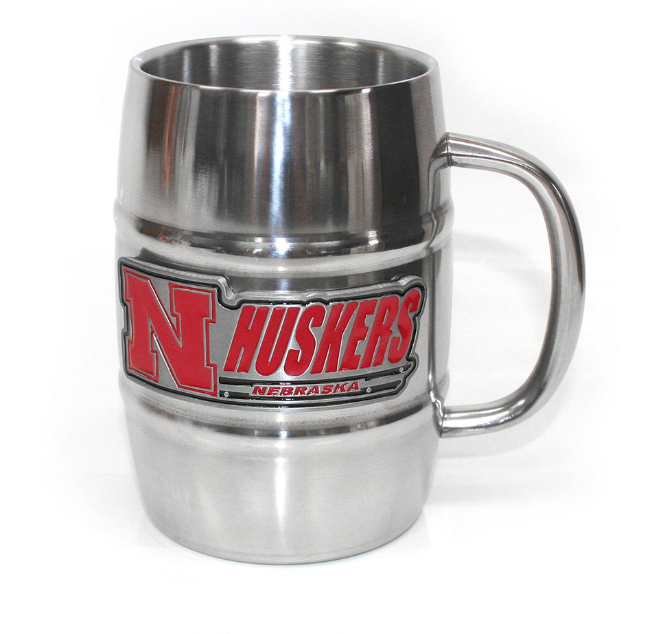 Nebraska Barrel Stainless Steel Mug