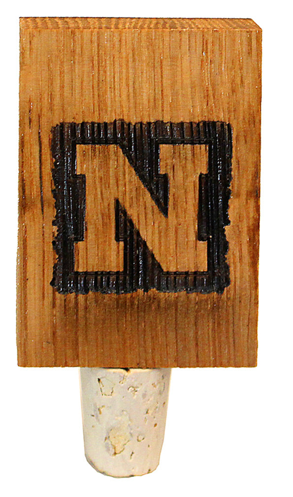 N Wood Bottle Stop
