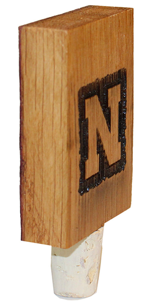 N Wood Bottle Stop