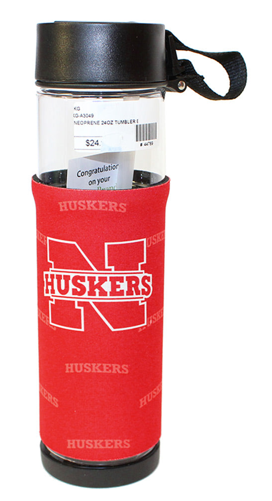 Big N Huskers Travel Tumbler