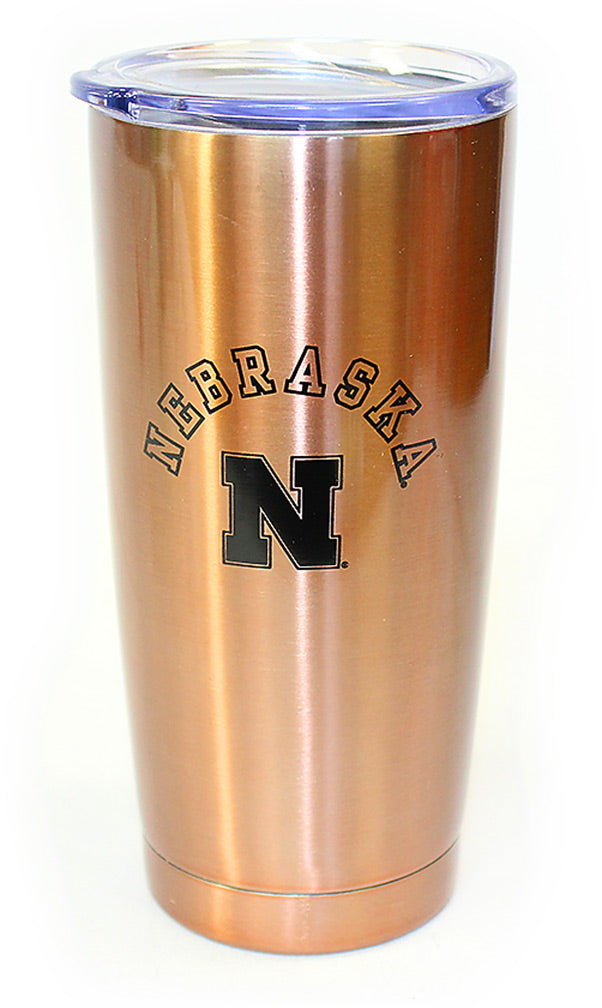 Nebraska Copper Viking Tumbler