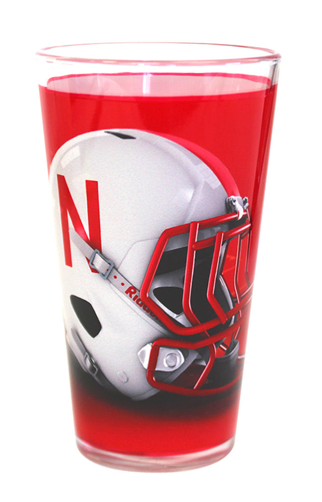 Husker Helmet Volt Pint Glass