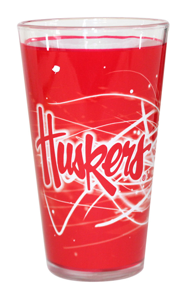 Husker Helmet Volt Pint Glass