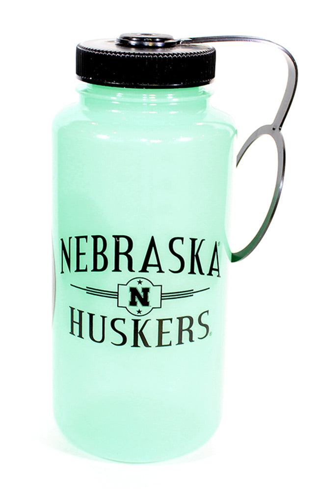 Nebraska Huskers Glow in the Dark Water Bottle