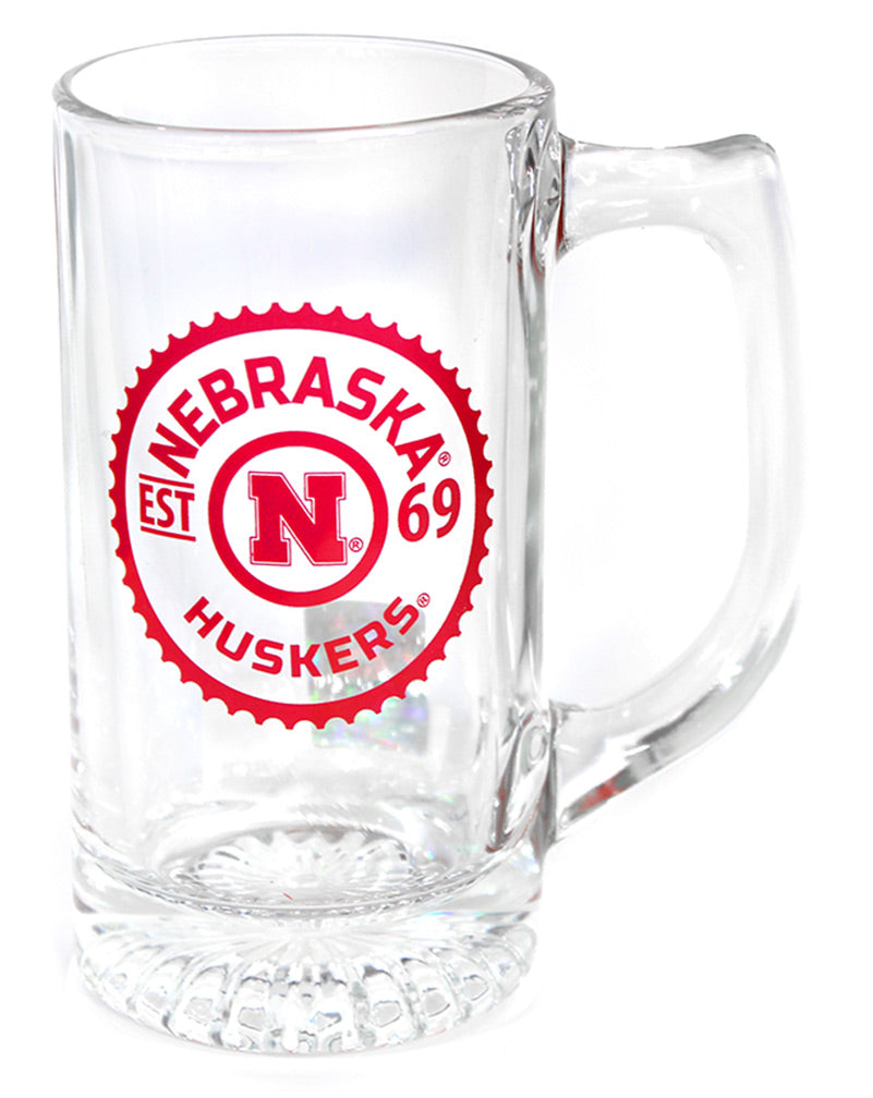 Nebraska Huskers Emblem Stein