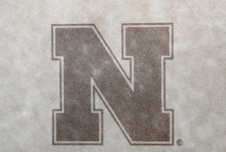 Nebraska N Football Shape Cutting Board