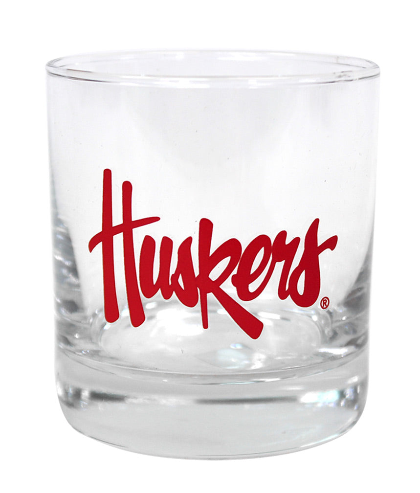 Husker Rocks Glass