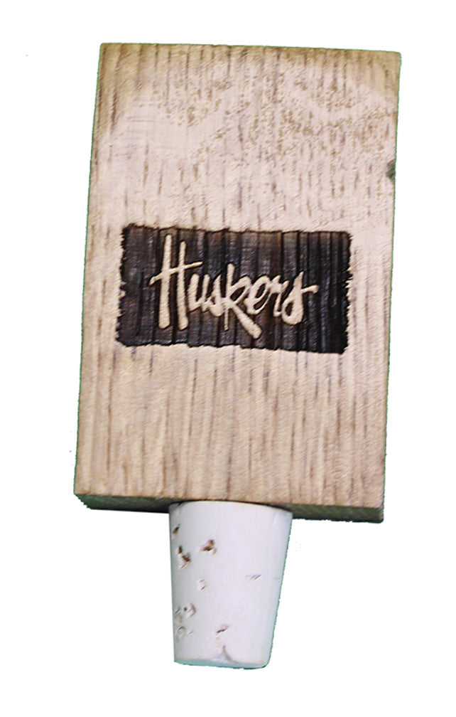 Huskers Wood Bottle Stop