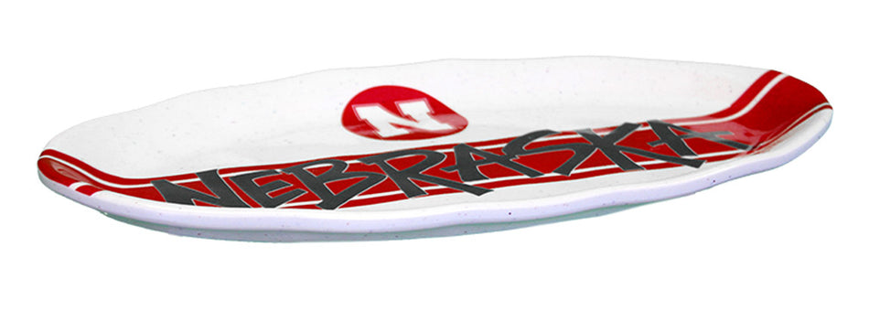 Nebraska Striped Gameday Platter