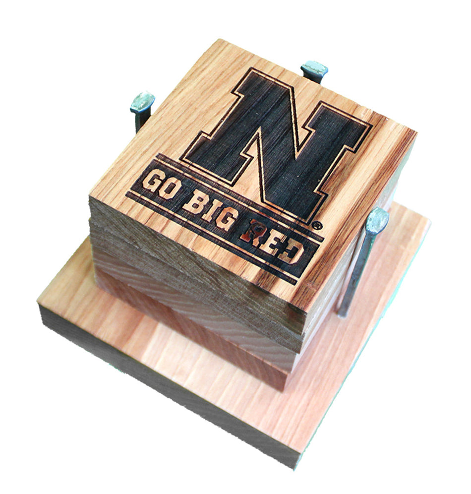 N Go Big Red Hickory Coaster Set