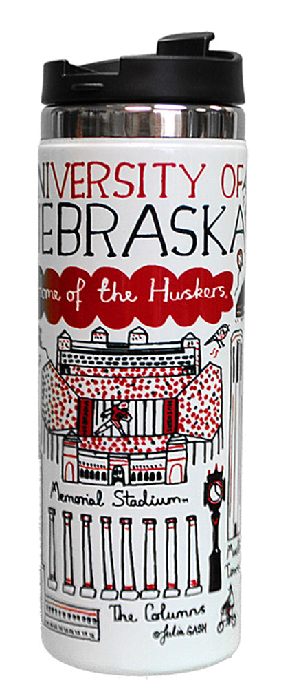 Husker Landmarks Julia Gash Stainless Steel Tumbler
