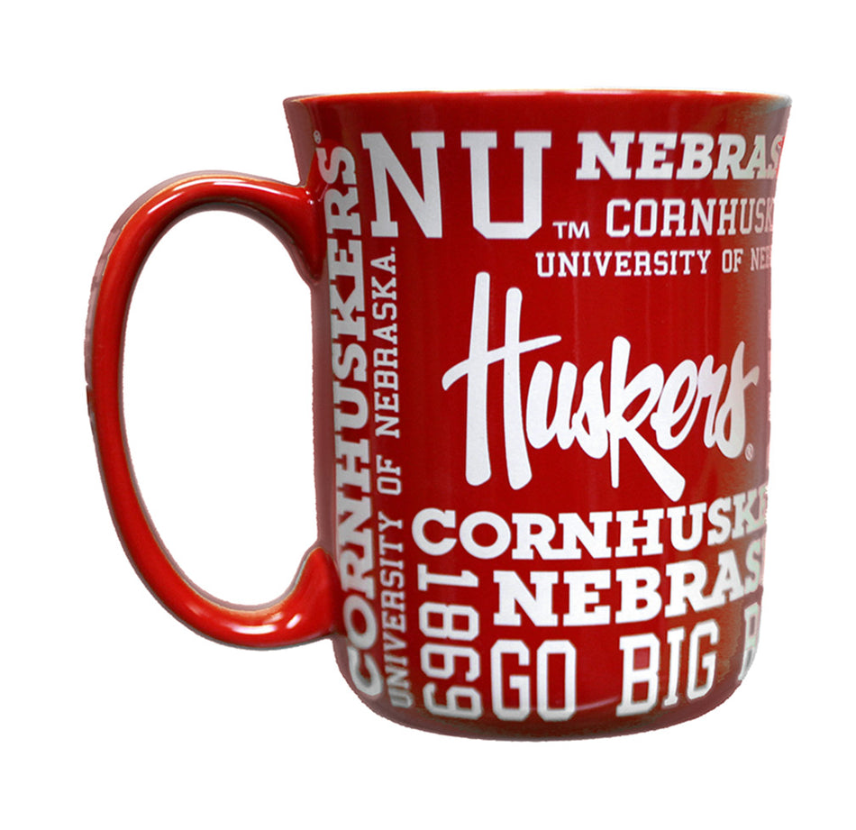 Huskers Sculpted Spirit Mug