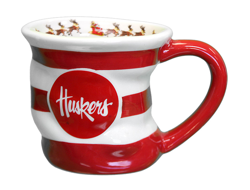 Nebraska Holiday Stocking Mug