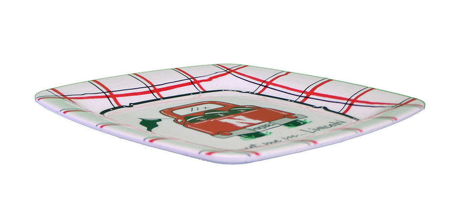 Nebraska Huskers Truck Square Plate