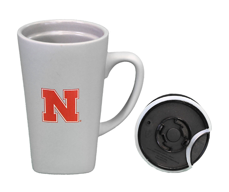 Nebraska Ceramic Mug - Grey
