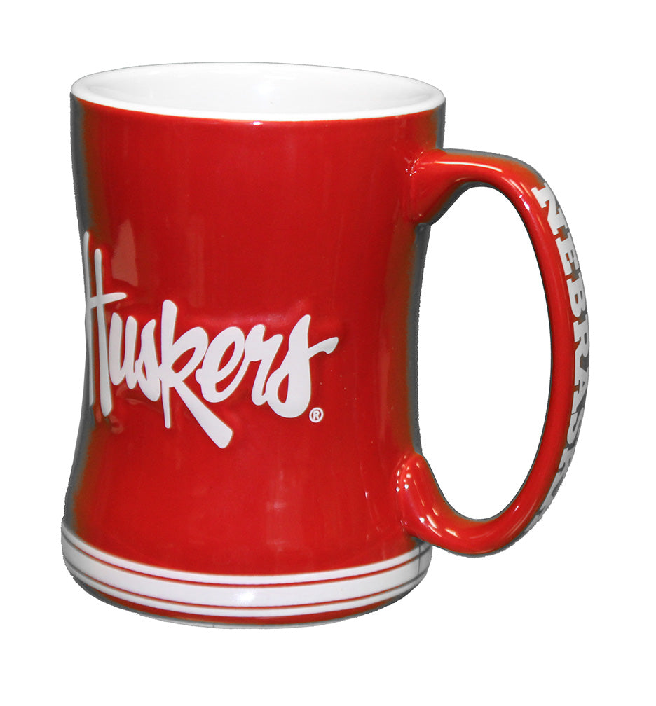 Nebraska Huskers 14 Ounce Relief Mug