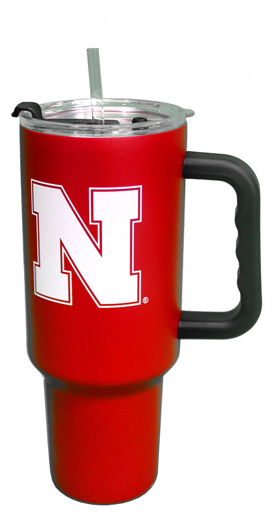 Nebraska Huskers 40oz Premium Travel Tumbler