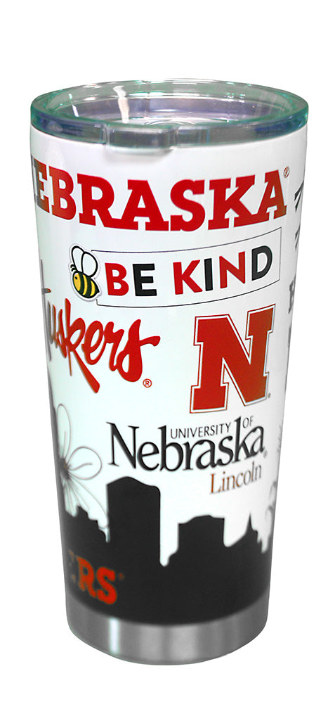 Nebraska Husker Home State 20oz Tumbler