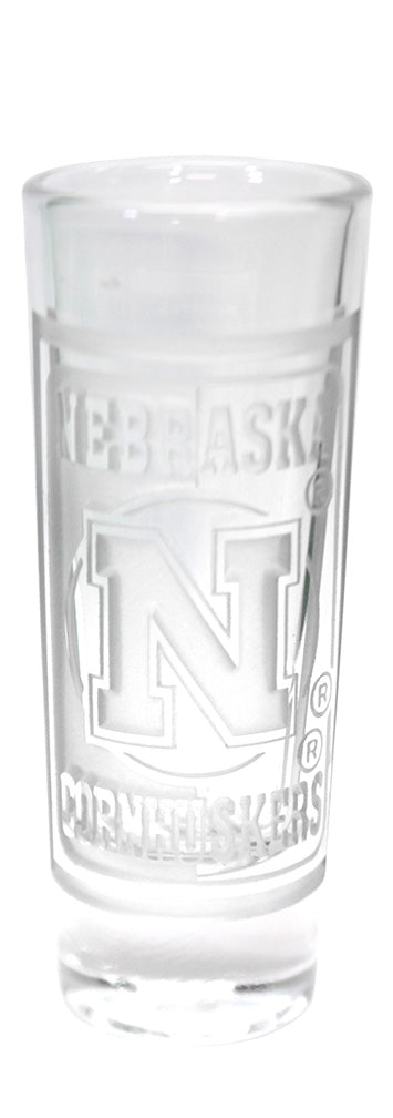 Nebraska Huskers Festival Engraved Glass
