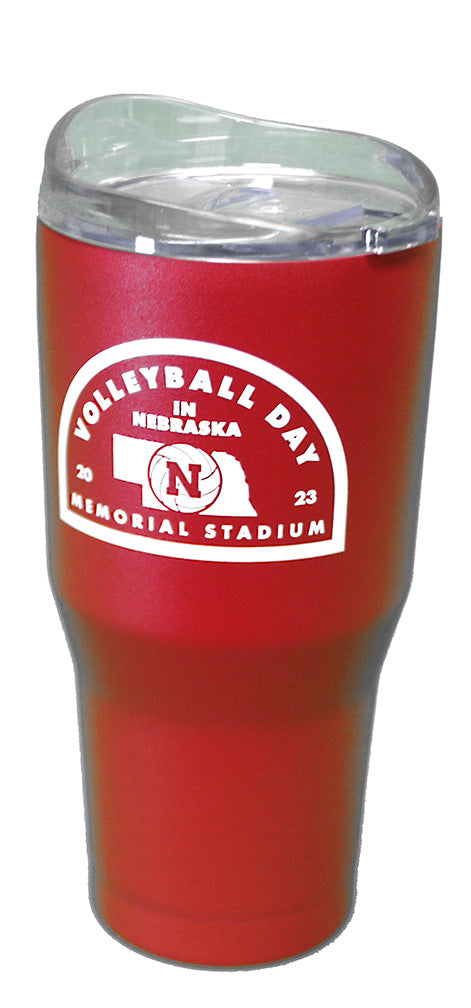 Volleyball Day In Nebraska 30 Oz Tumbler