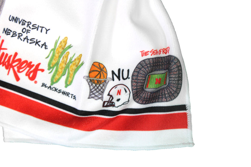 Husker Icons Hand Towel