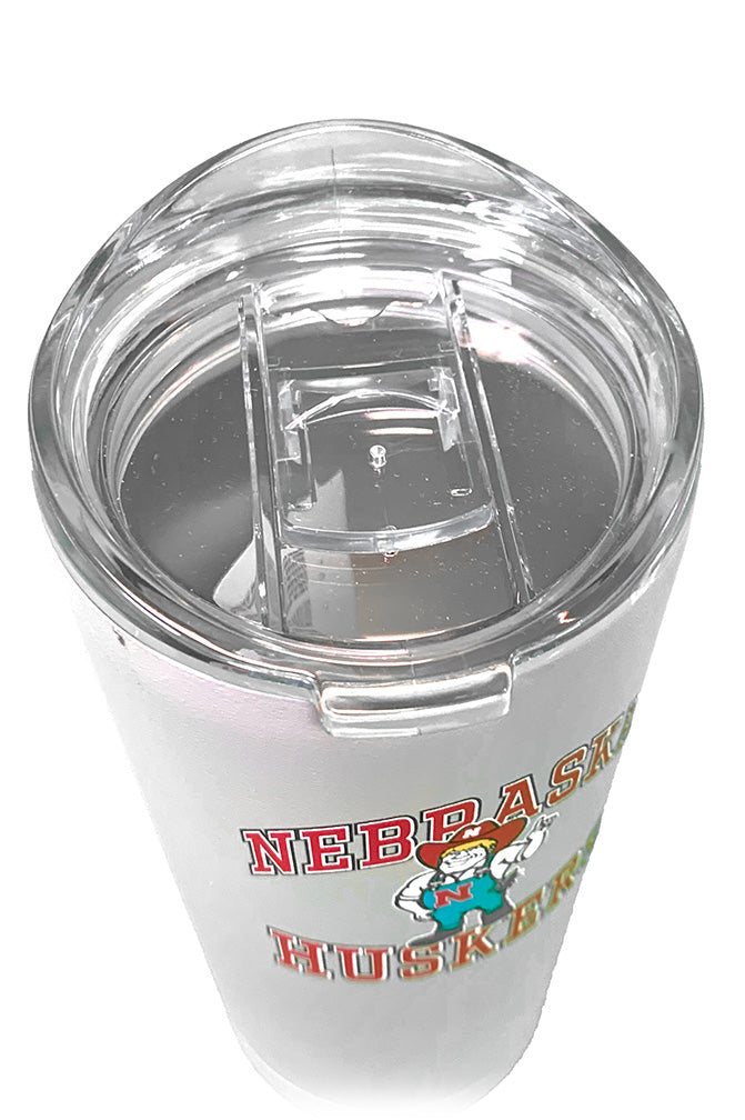 Nebraska Herbie Husker Travel Tumbler