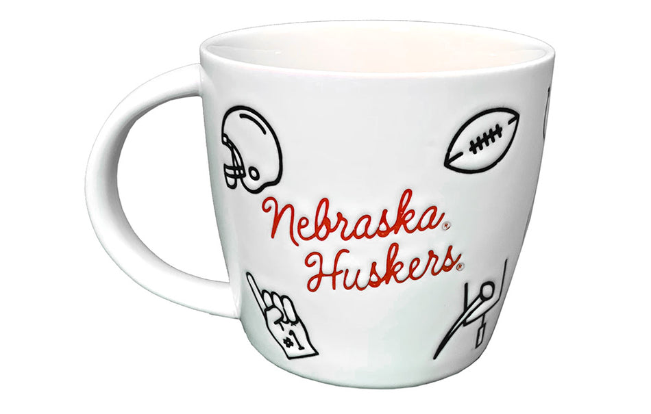 Nebraska Huskers Football Playmaker Soup Mug