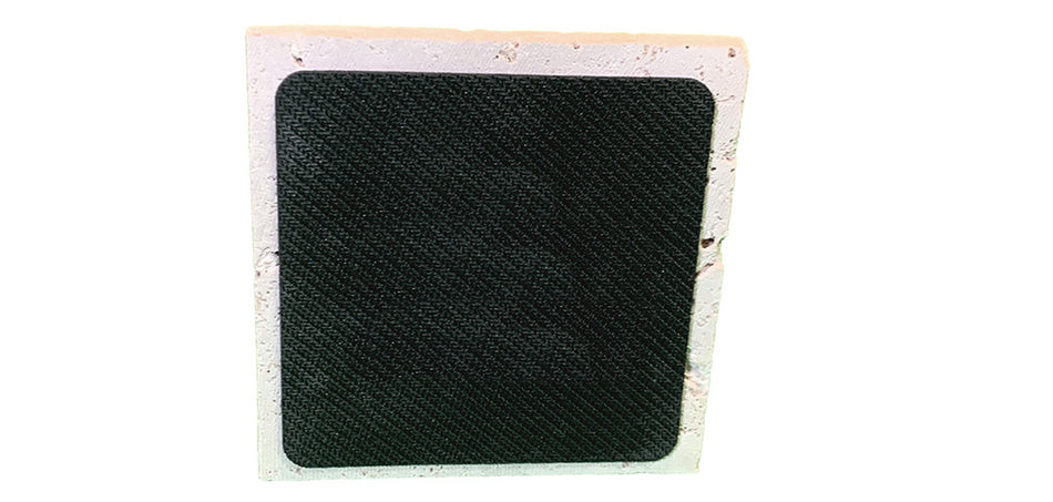 Wavy Nebraska Text Stone Coaster
