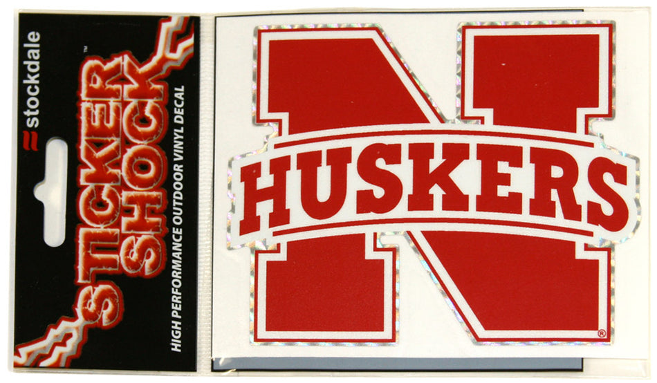 N Huskers Refective Decal