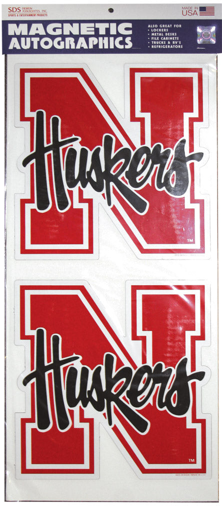 N Huskers Car Magnet Combo