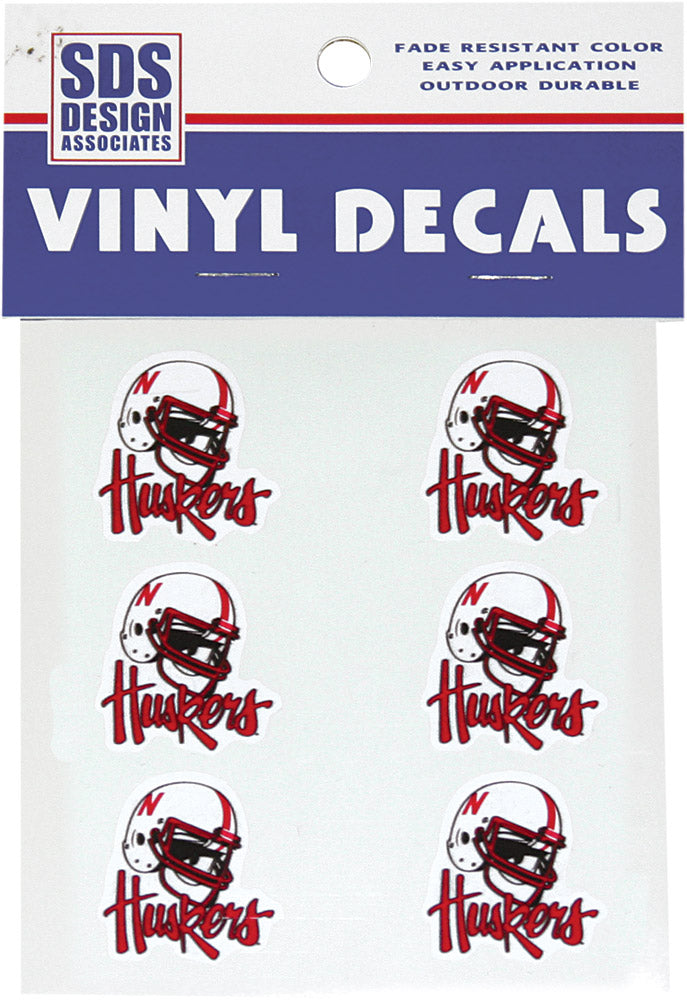 Helmet Husker Decal 6Pk