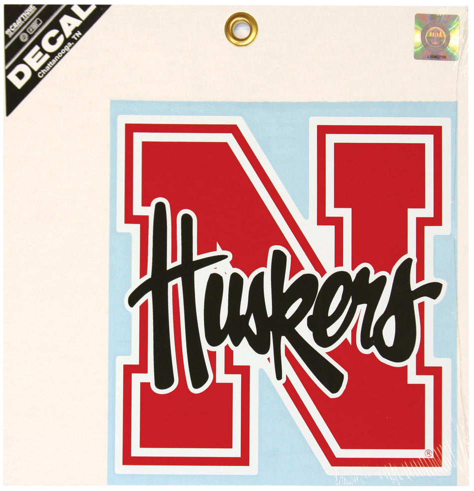 N HUSKERS DECAL 8'