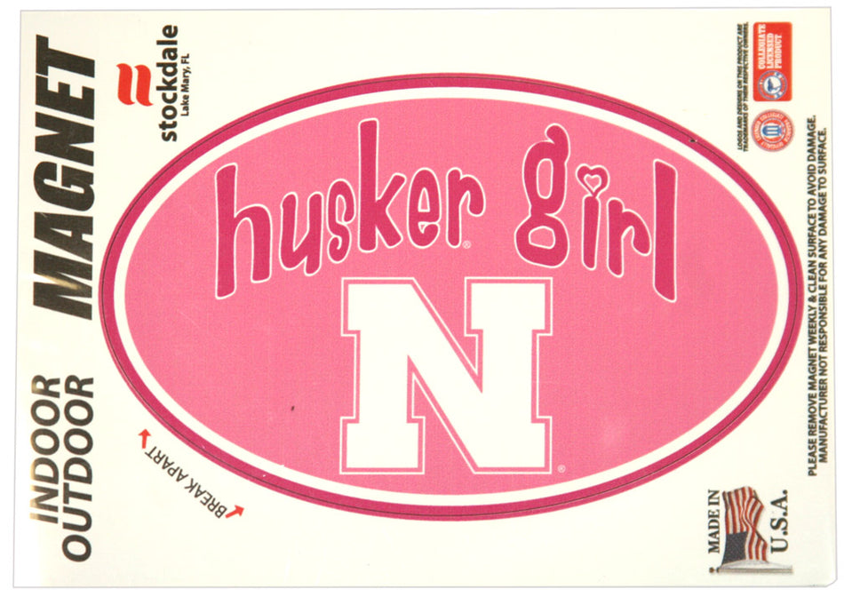 HUSKER GIRL MAGNET