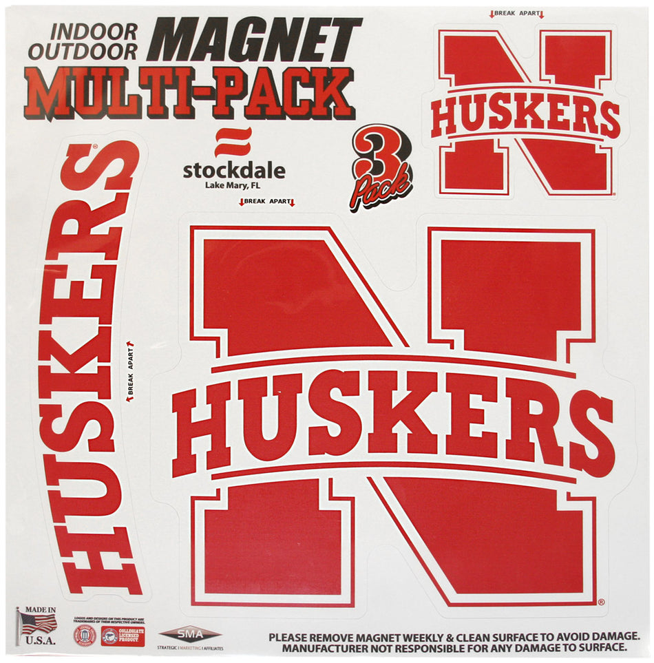 N Huskers, Iron N and Huskers Trio Combo Magnets