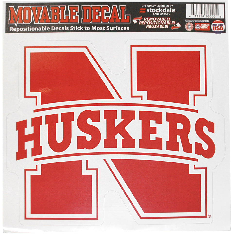 N Huskers Movable Decal