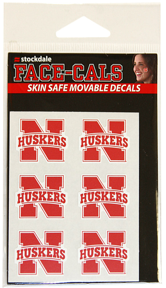 N Huskers Mini Decals