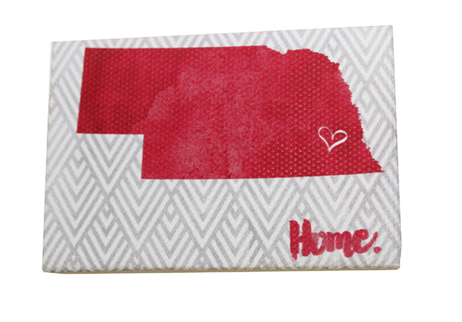 Nebraska Heart Home Magnet