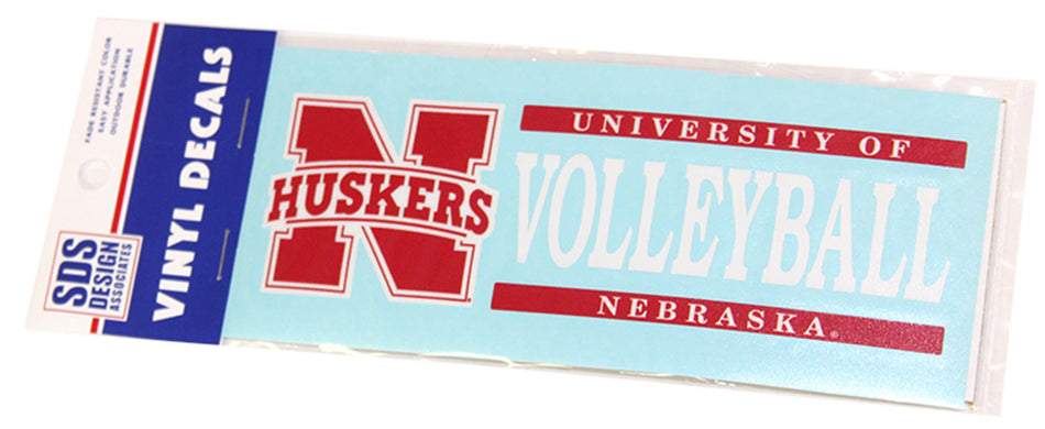 Nebraska Volleyball Horizontal Decal