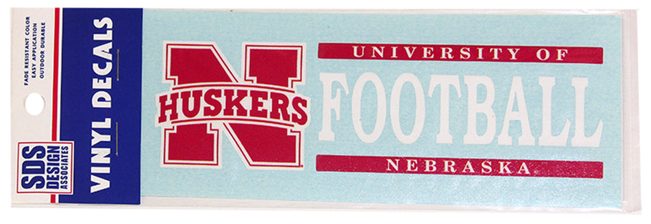 Nebraska Football Horizontal Decal