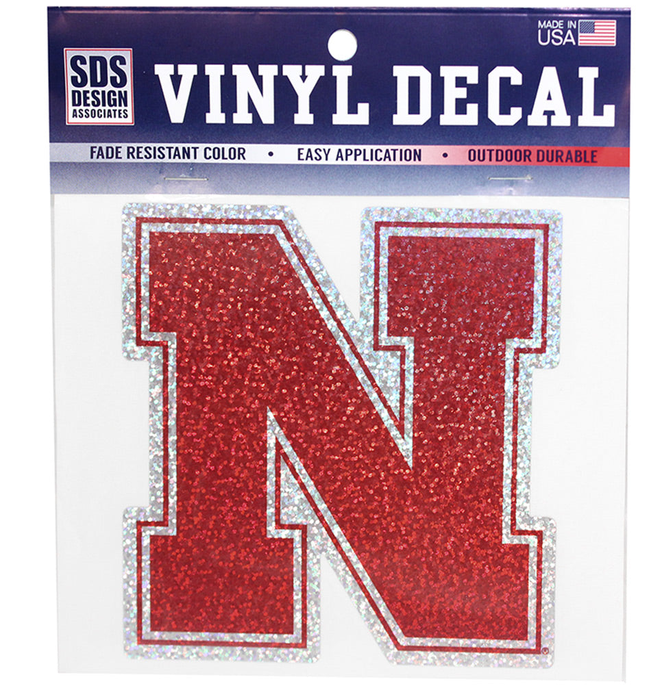 Nebraska Confetti N Decal