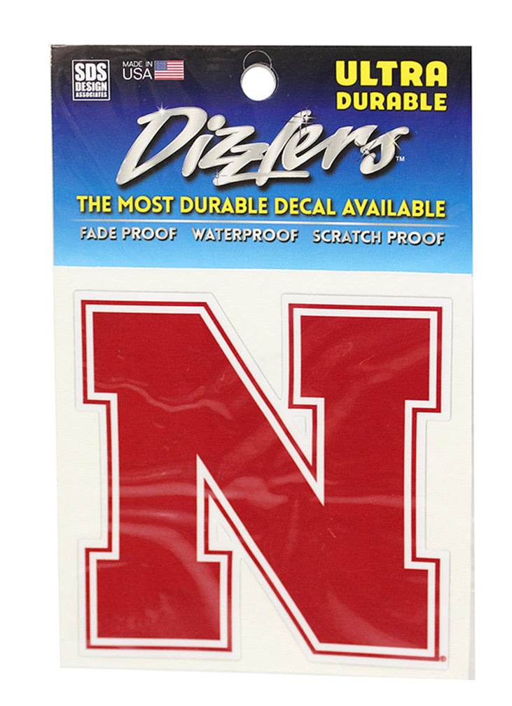 Nebraska 3 Inch Dizzler Decal