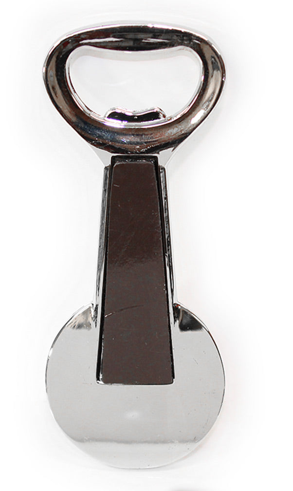 Nebraska State Bottle Opener Magnet Red