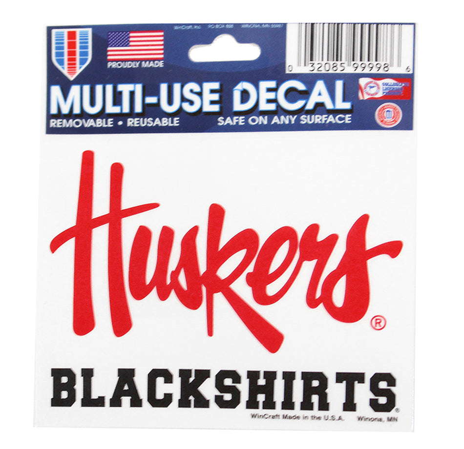 Huskers Blackshirts Decal