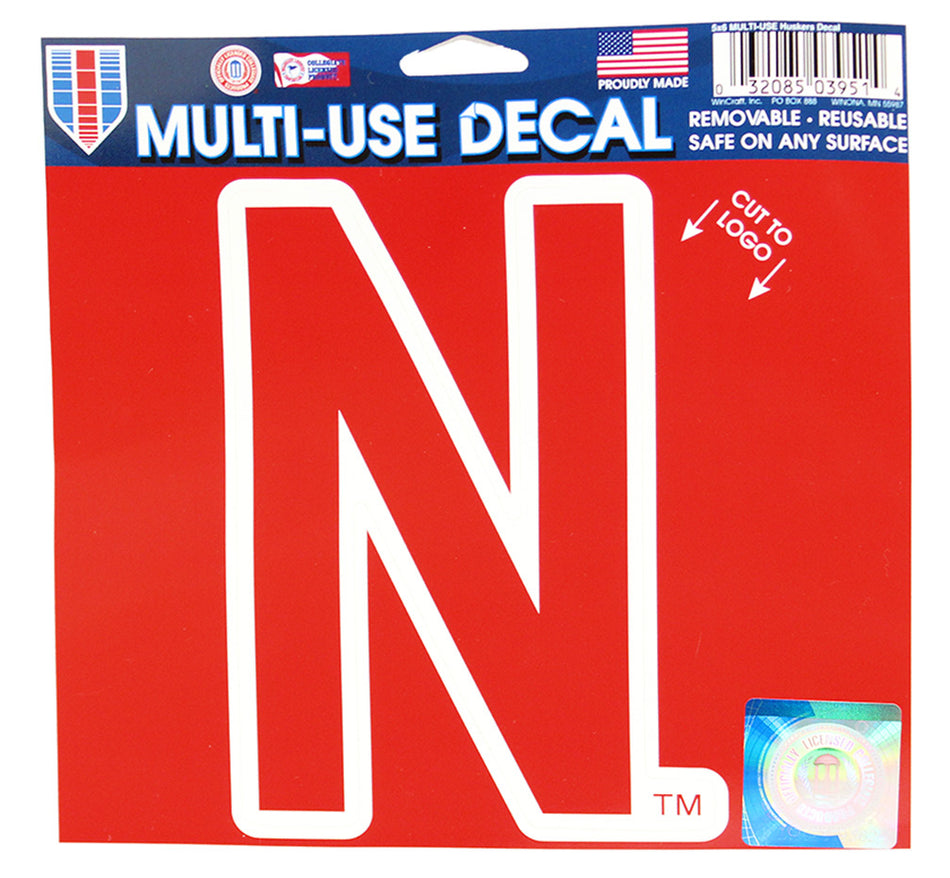 Husker Skinny N Multi-Use Decal